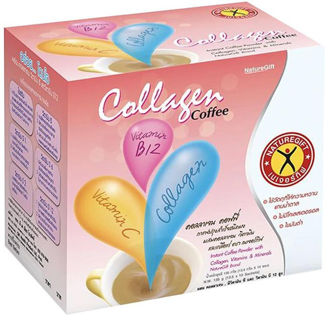 NATUREGIFT Kaffee, Instant-Drink, Kollagen, 10 x 13,5 g - Bild 1