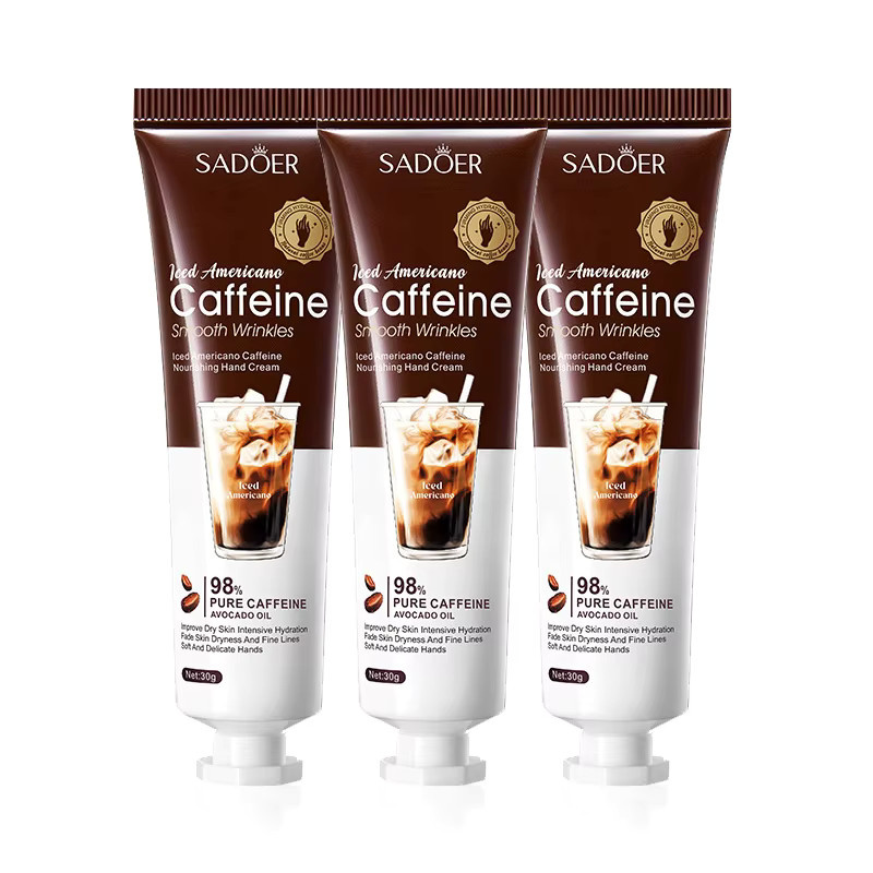 SADOER Handcreme Iced Americano mit Koffein und Avocadoöl, 30g - Bild 5