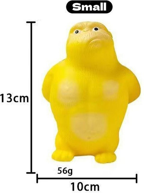 Fashnics Squishies Gorilla, Puppe, PU, gelb - Bild 1