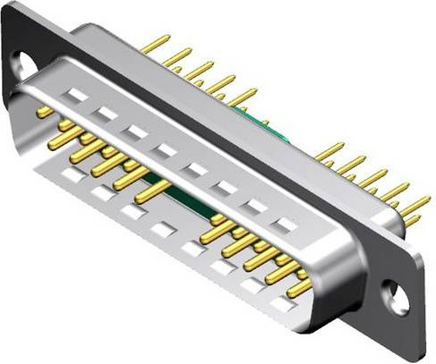 Molex 1731070081 D-SUB Stecker in Silber - Bild 1