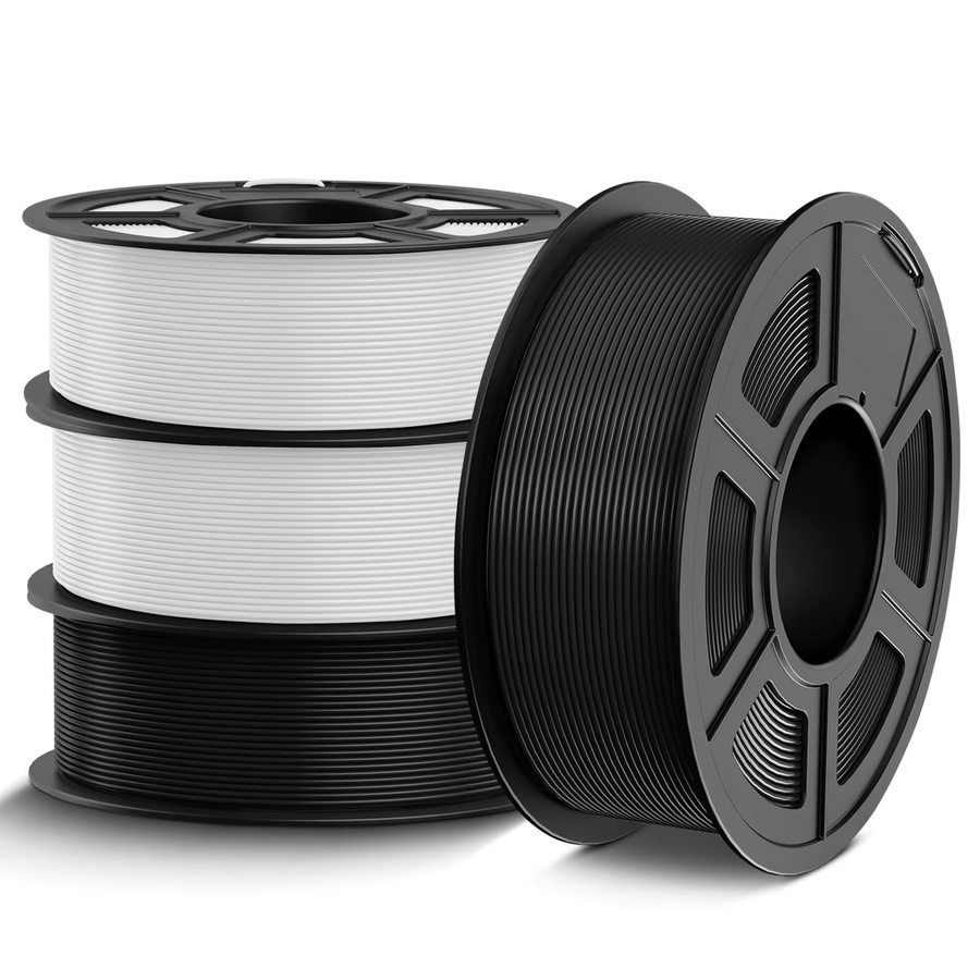 TECBEARS PETG 3D-Drucker-Filament Weiß, 1 kg, hohe Zähigkeit und präzise Maßgenauigkeit +/- 0,02 mm - Bild 5