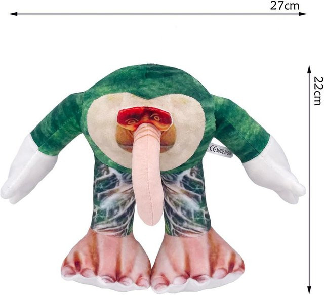 Tungtung Sahur Tralalero Tralala Haifisch, Plüschtier, weiche Stoffpuppe, ab 14 Jahren - Bild 1
