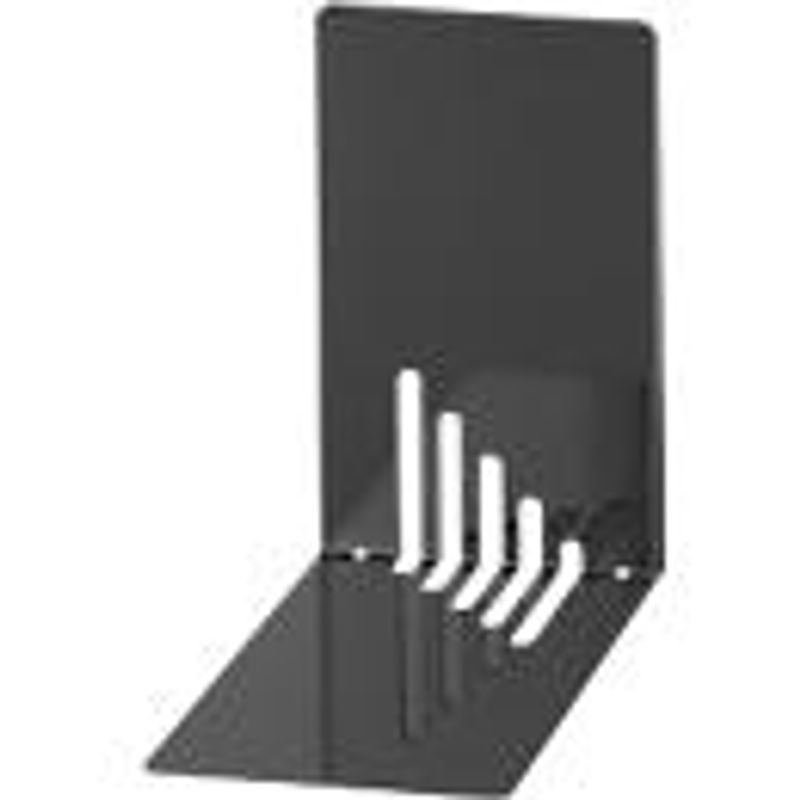 MAUL Design Buchstützen aus Metall in Schwarz, geometrische L-Form für minimalistische Dekoration - Bild 3
