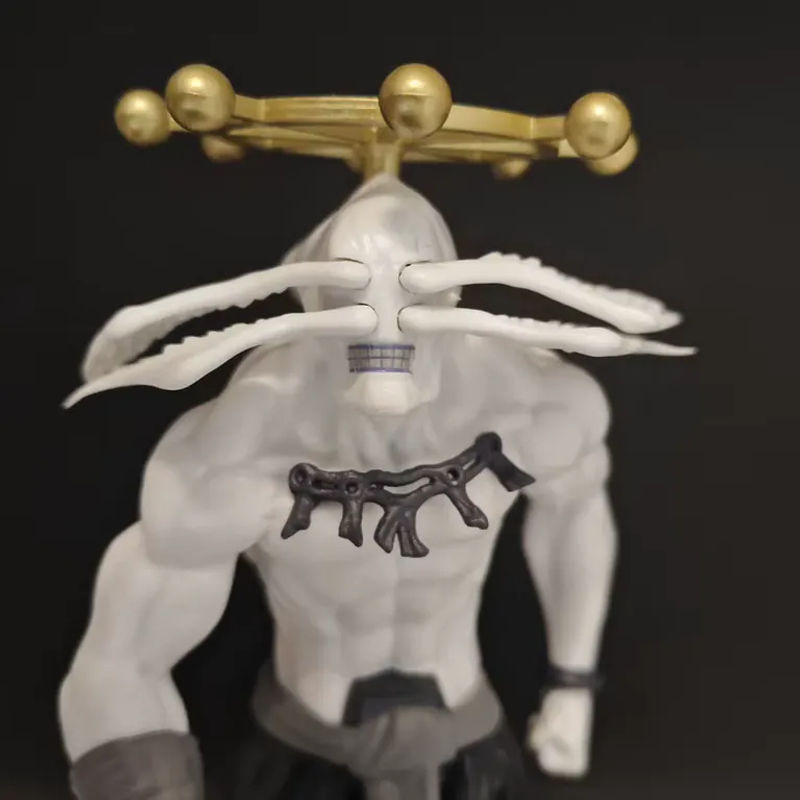 Bandai Acht Schwert-Göttliche Generäle Anime Actionfigur aus Kunststoff in Weiß - Bild 6