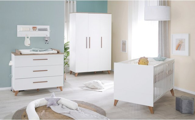 Roba 3-tlg. Babyzimmer Ole in Weiß - Bild 1