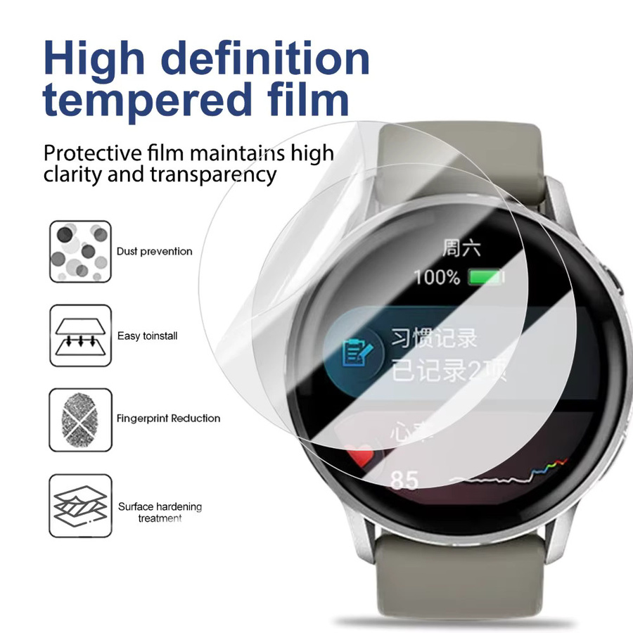 Set aus Hydrogel-Displayschutzfolien für Garmin Venu 4 HD, transparent, passend für 41 mm und 45 mm Gehäusegrößen - Bild 5