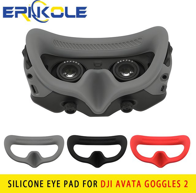 DJI Silikon-Augenpolster für Avata Goggles 2, schweißfestes und waschbares Gesichtskissen in Grau - Bild 1