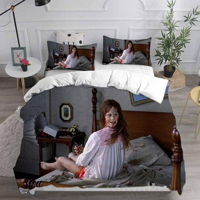 JMG Household Supplies Bettwäsche-Set Der Exorzist (1973) aus Mikrofaser, Mehrfarbig, B/H: 180 x 210 cm - Bild 1