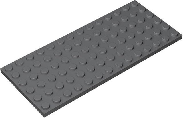 ixBricks Konstruktionsbausteine Platte, Grau, 1-teiliges Set, ab 6 Jahren - Bild 1