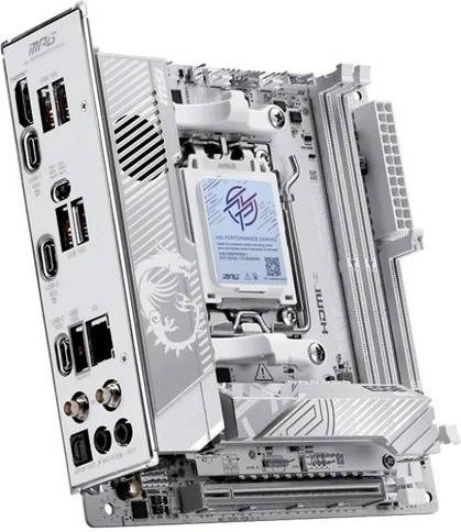 MSI MPG X870I EDGE TI EVO WIFI Mainboard AMD AM5 Mini-ITX DDR5 White Silver - Bild 2