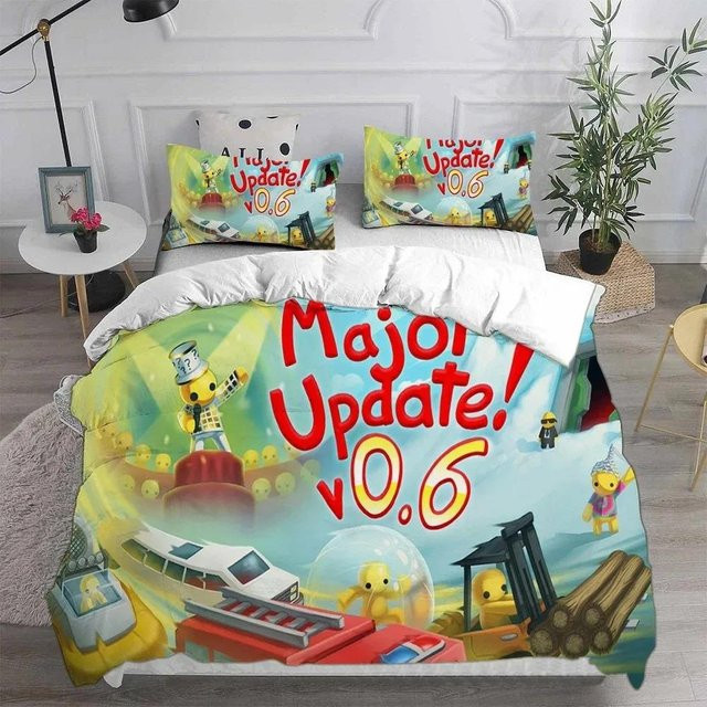 Bettwäsche-Set ZbrThirteen mit 3D-Druck Wackeliges Leben Design, Mehrfarbig, B/H: 140 x 200 cm - Bild 1