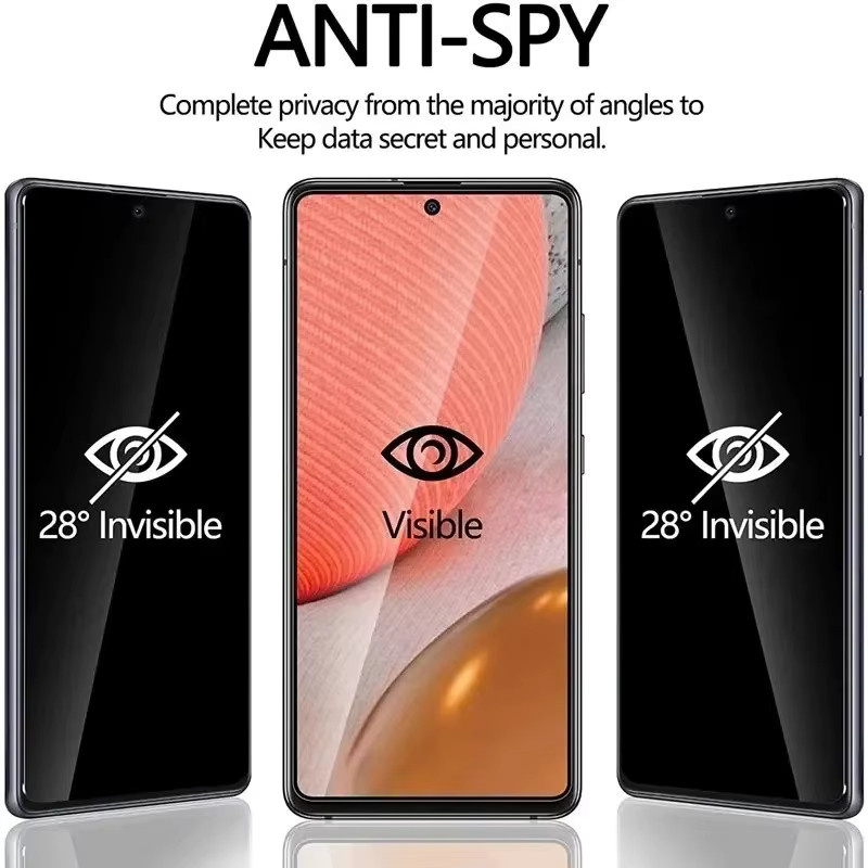 Huawei Honor Magic V5 Anti-Spy Datenschutz Panzerglas 9H Kratzfester Schutzfilm Transparent - Bild 3