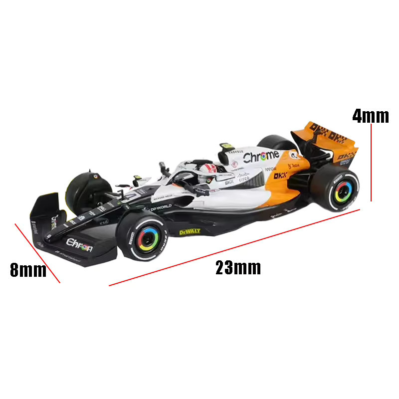 Bburago McLaren F1 Weiße Monaco-Version, Legierungsautomodell, 1:24 - Bild 2