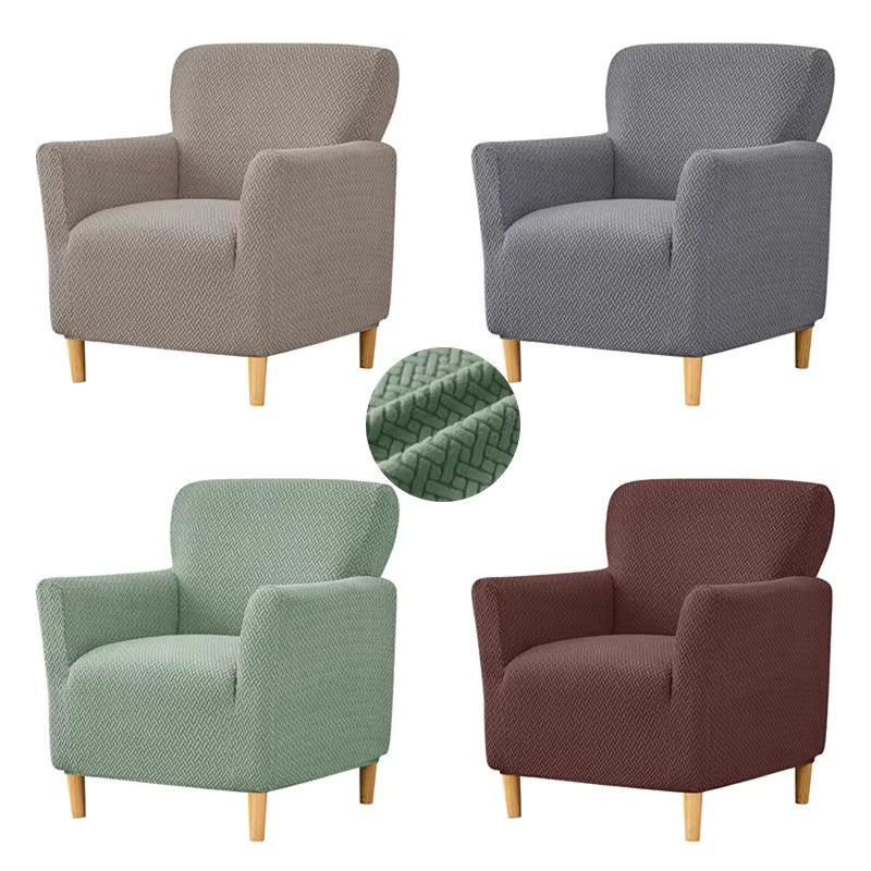 WANERQU Jacquard-Clubsesselbezug elastisch und rutschfest für Einzelsessel und Sofas - Bild 6