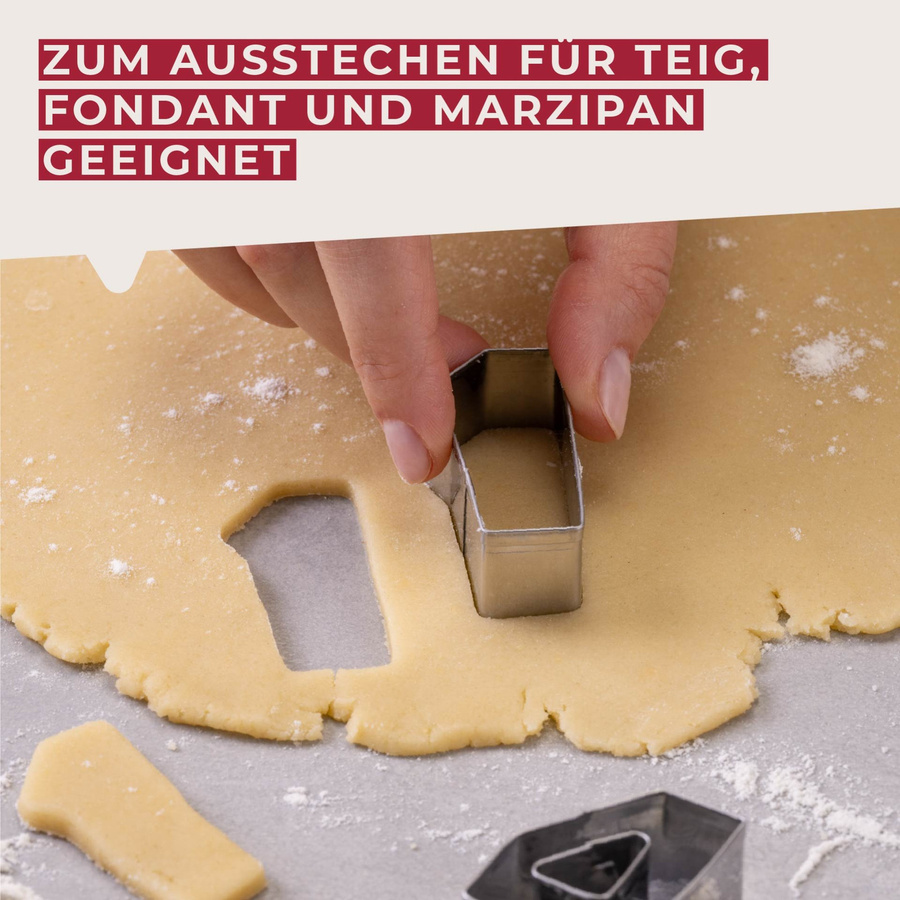 Fackelmann Zahlen-Ausstecher Nr. 1 aus Edelstahl in Silber, spülmaschinenfest - Bild 3