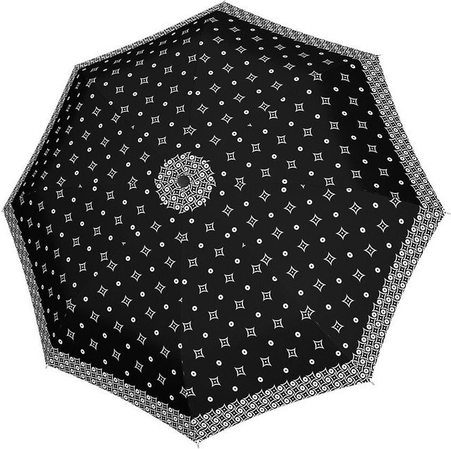 Doppler Fiber Magic Regenschirm in Black & White Minimals - Bild 1