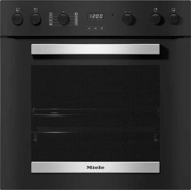 Miele Einbau Elektro-Herd H 2455 E Active in Obsidianschwarz mit 76 l Volumen und Breite: 59,5 cm - Bild 1