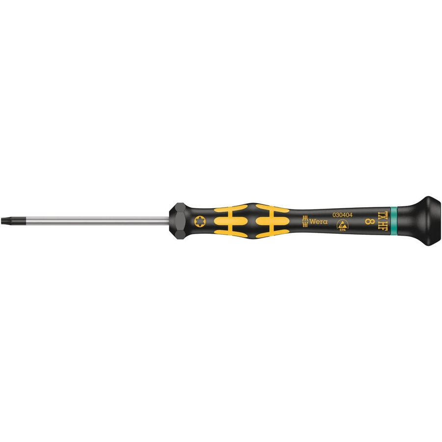 Wera Kraftform Micro ESD Torx-Schraubendreher T 8 in Schwarz mit 60 mm Klingenlänge - Bild 2