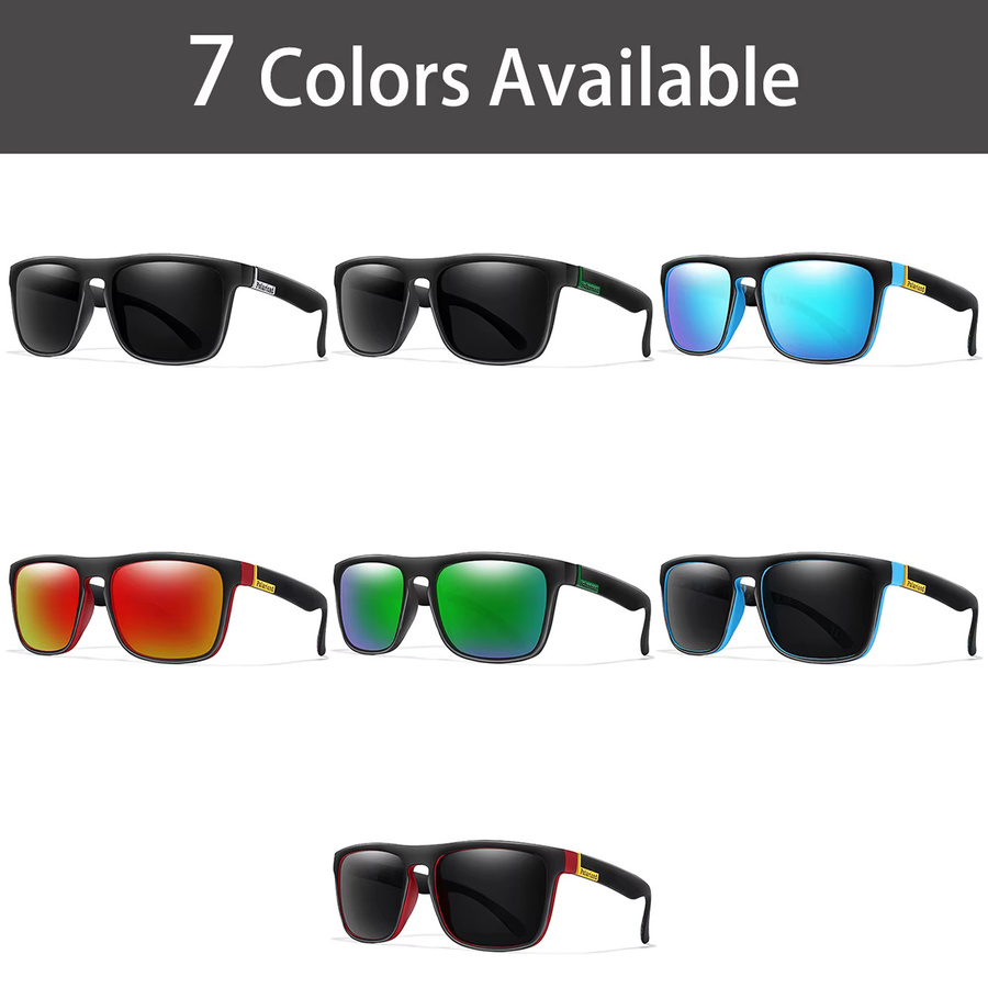 TAMWY Sonnenbrille, quadratisch, Vollrand, Kunststoff, schwarz, Unisex - Bild 3
