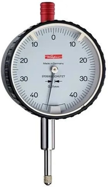 KÄFER Sicherheitsmessuhr DIN 878 SI 90 mit Stoßschutz, Messbereich 8 mm, Auflösung 0,01 mm - Bild 1