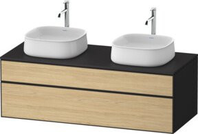 Duravit Waschtischunterschrank Zencha Wandhängend, B/T/H: 130 x 55 x 44,2 cm, Mehrfarbig - Bild 1