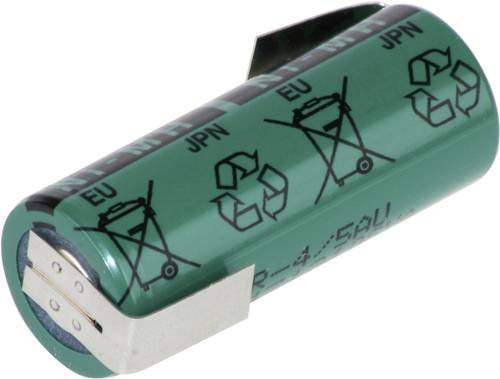 FDK Spezial-Akku HR-4/5AU-LF NiMH 1.2V 2150 mAh mit Z-Lötfahne in Grün - Bild 1
