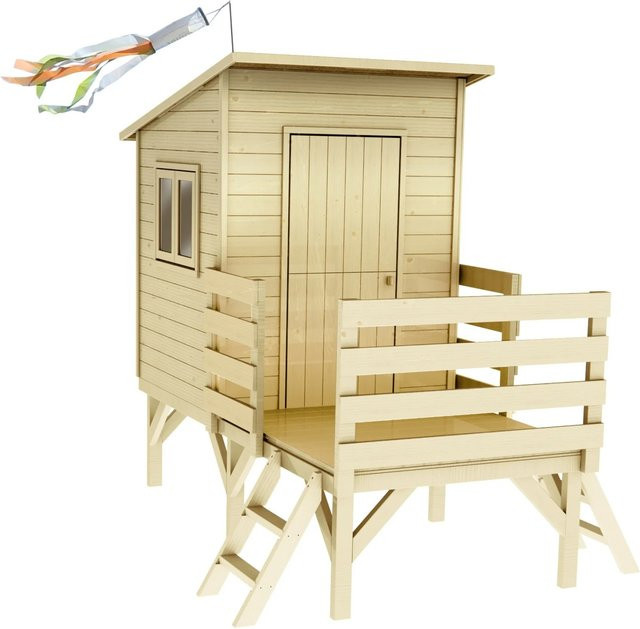 Soulet Kinderspielhaus Oakland aus Trockenholz, B/T/H: 216 x 187 x 261 cm - Bild 1