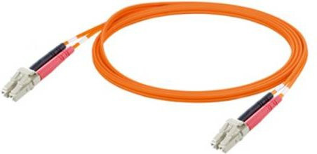Weidmüller Glasfaser LWL Anschlusskabel Orange 10,00 m mit 1x LC-Stecker auf 1x LC-Stecker 50/125 µ Multimode OM2 - Bild 1