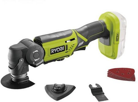 Ryobi Akku-Multitool R18MT-0 One+ in Grün mit 3,2° Oszillationswinkel ohne Akku und Ladegerät - Bild 1