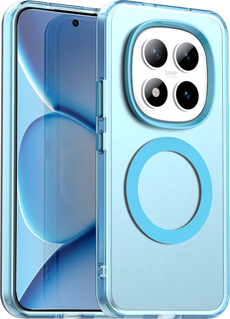 Transparente magnetische Schutzhülle für Xiaomi Redmi Note 15 14 13 12 Pro Plus und POCO X5 X6 X7 15C 5G mit kabelloser Ladefunktion und Rüstungsabdeckung - Bild 1