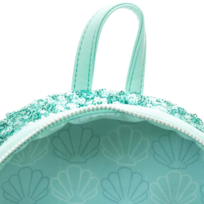 Loungefly Disney Little Mermaid Snow Globe Pailletten Mini-Rucksack - Bild 2