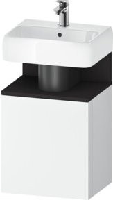 Duravit Waschtischunterschrank Qatego Wandhängend, B/T/H: 44 x 35 x 64,5 cm, Grau Matt/Weiß - Bild 1