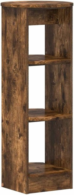 vidaXL Seitenschrank aus Holzwerkstoff in Geräuchert Eiche, Farbe Braun, B/T/H: 40 x 40 x 100 cm - Bild 1