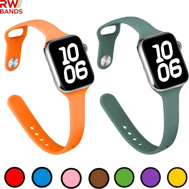 RWBANDS Uhrenarmband Silikon, Schwarz, Damen - Bild 1