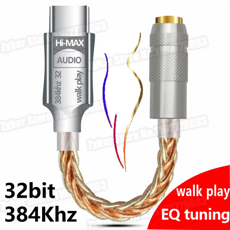 Hifi DAC USB-C auf 3,5mm Klinke Audio Adapter mit ALC5686 CX31993 CB1200AU Chipsatz für Android Kopfhörer Verstärker Decoder - Bild 4