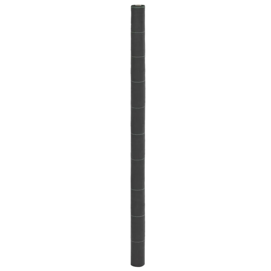 vidaXL Unkrautvlies Schwarz aus Kunststoff für den Zier- und Gemüsegarten, Breite: 2 m, Länge: 25 m - Bild 2