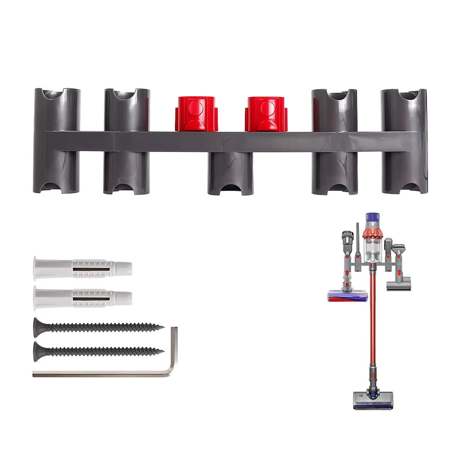 WINDNINJA Basisständer als Bürstenaufhänger und Zubehör-Organizer für Dyson V7 V8 V10 V11 V15 Staubsauger - Bild 4