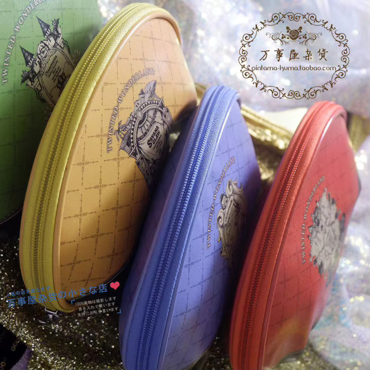 Disney Twisted-Wonderland Tragbare Ledertasche in Muschelform, Make-up-Tasche, Aufbewahrungstasche, hängende Geldbörse - Bild 4
