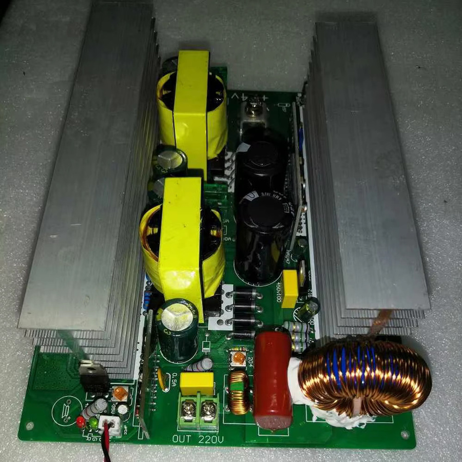 24V zu 220V Inverter Platine Treibermodul 2000W reine Sinuswelle DC-AC Power Converter Step-Up Boost Modul in Multicolour - Bild 4