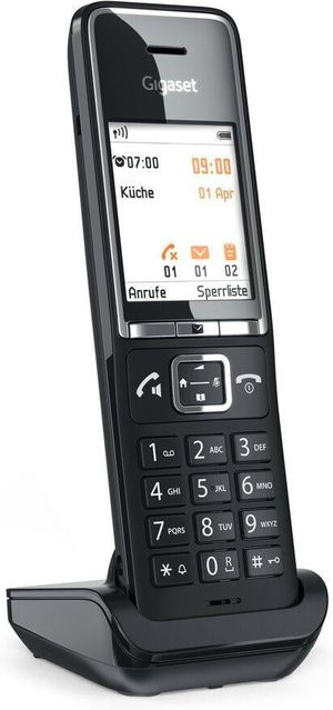 Gigaset Comfort 550HX Schnurloses DECT-Telefon mit großen Tasten und Freisprechfunktion in Schwarz - Bild 2