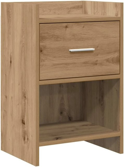 vidaXL Nachttisch Artisan-Eiche in Braun aus Holzwerkstoff, B/T/H: 40 x 30 x 60 cm - Bild 1
