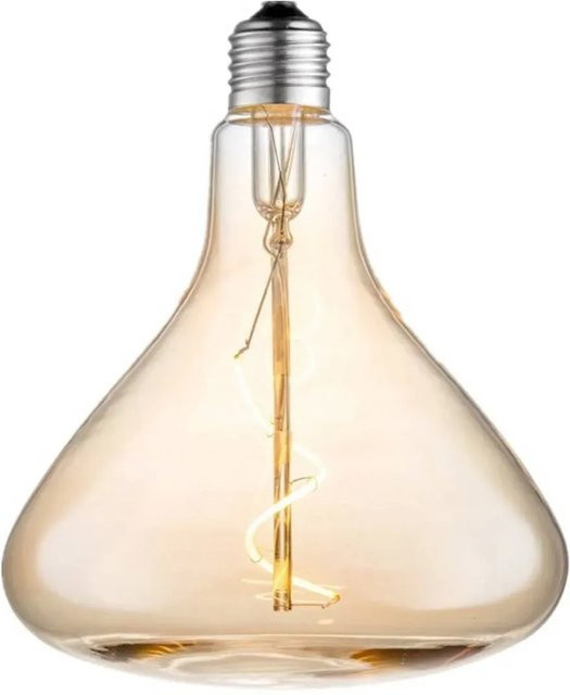 Lucande LED Filamentlampe E27 in Creme aus Glas mit warmweißem Licht, 4W - Bild 1