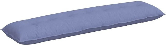 vidaXL Rückenkissen Jeans Blau aus Polyester, B/T/H: 50 x 200 x 19 cm - Bild 1