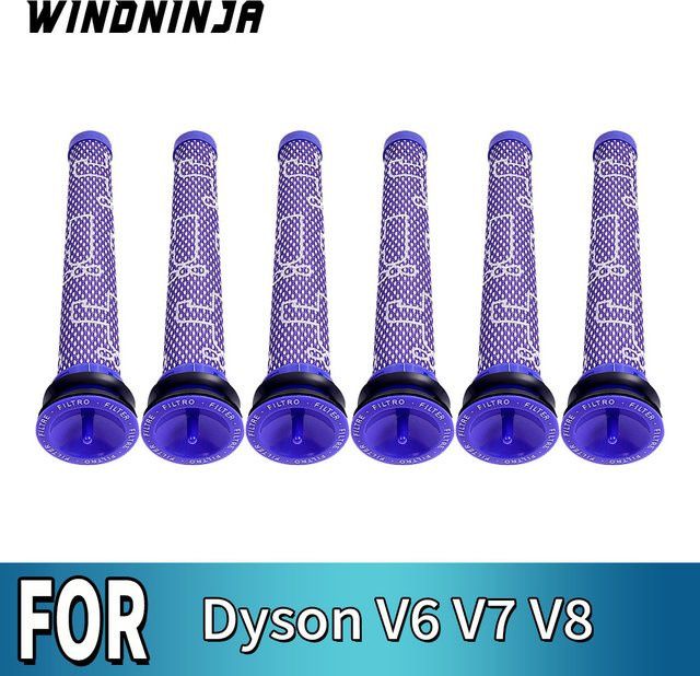 Dyson Ersatzfilter in Lila für kabellose Staubsauger V6 V7 V8 Absolute Animal - Bild 1