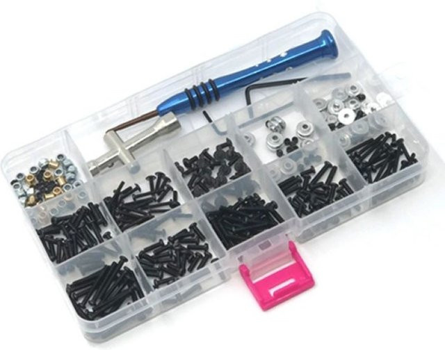 WWXRC MN98 MN99s Metall Schrauben Befestigungs Kit Reparatur Werkzeuge Set, Zubehör, 1:12 - Bild 1
