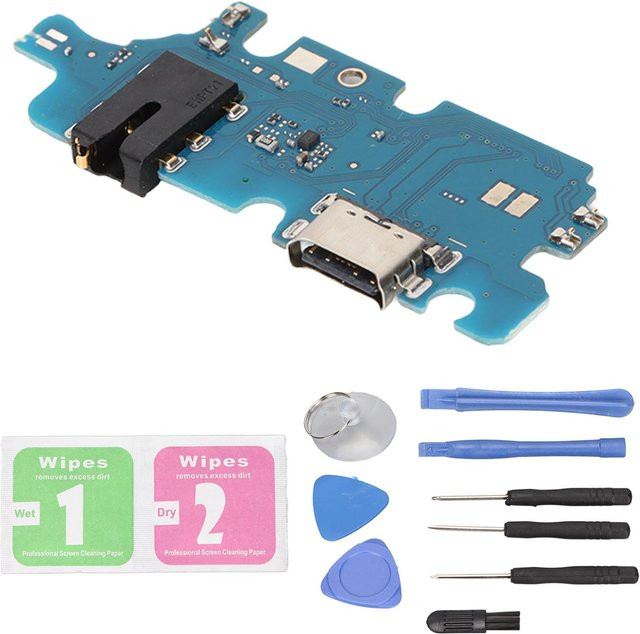 Samsung USB-C Ladeanschluss Dockanschluss Platine Flexkabel Ersatz für Galaxy A13 4G A135F A135U in Blau - Bild 1