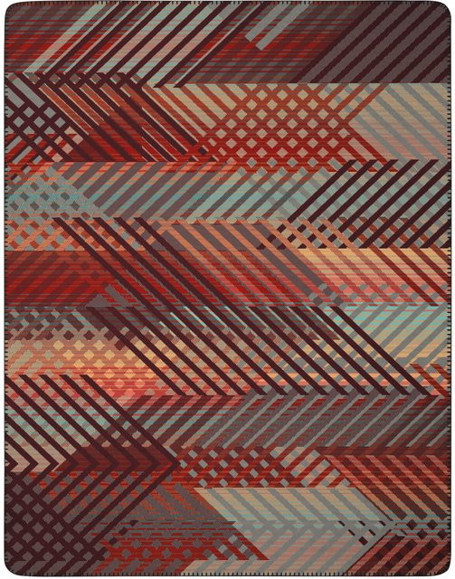 Biederlack Wohndecke New Look in Multicolour mit modernem geometrischem Design - Bild 1
