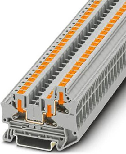 Phoenix Contact 1088731 Durchgangsreihenklemme Push-In-Klemme Grau 50 Stück - Bild 1