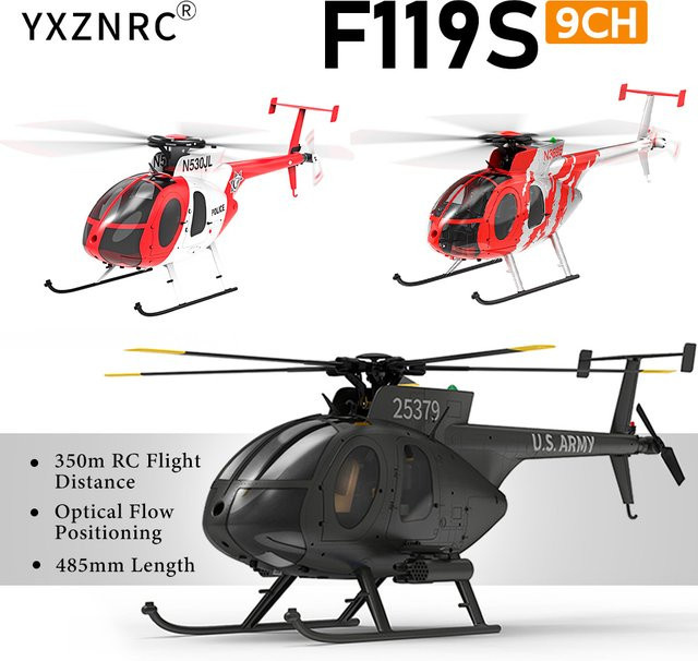 YUXIANG F119S(MD500) Helikopter, 1/16, RC Flugzeug - Bild 1
