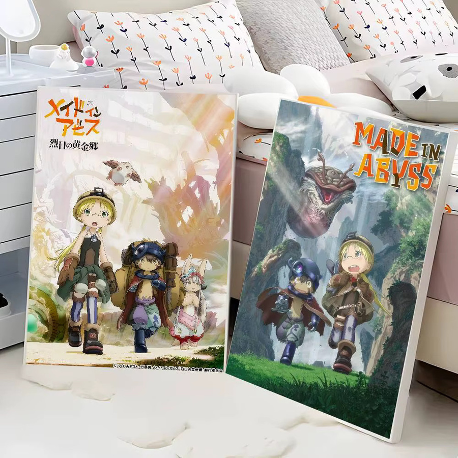 M-Made I-in A-abyss Anime DIY Sticky Poster Wasserdichter Papieraufkleber Multicolour B/H: 15 x 15 cm - Bild 2